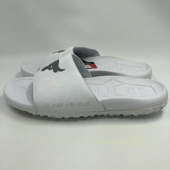 Under Armour Project Rock Slides Mens 13 & 15 - Picture 2 of 7